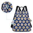 thumbnail image 7 of FORMRS Women's Travel Backpack Purse Anti-Theft Hidden Pockets Casual Shoulder Bag, Elegant Daisy Pattern, 7 of 7