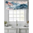 thumbnail image 4 of Independence Day Valances for Windows, Rod Pocket Kitchen Valance Curtains - Soft & Washable Small Window Treatment for Living Room,&nbsp;Bathroom, National Flag Day Celebration , 42x12 Inch, 1 Panel, 4 of 9