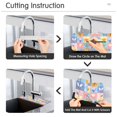 thumbnail image 5 of Yayeee Faucet Mat for Kitchen Sink 14.7" Diatomite Long Splash Guard Pad, Blue Flowers, 5 of 7