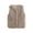 Khaki, variant on Women Fleece Vest Oversized Sleeveless Sherpa Jacket Warm Vest(Coffee,M)