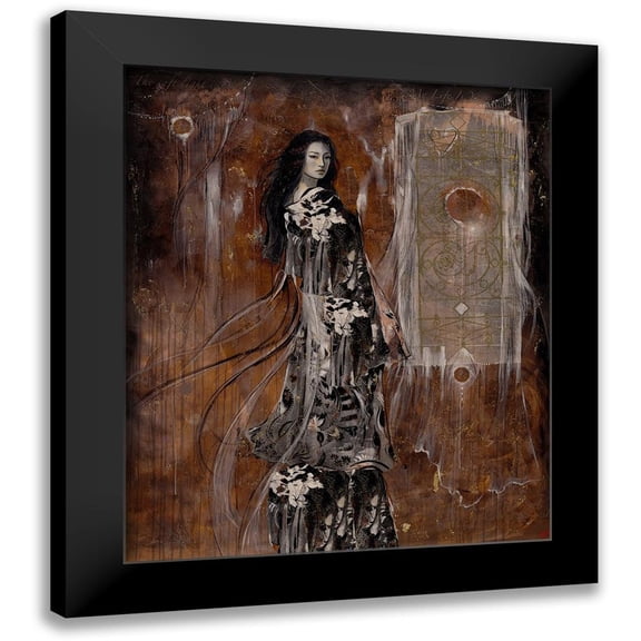 Wiley, Marta 12x14 Black Modern Framed Museum Art Print Titled - Sepia Geisha