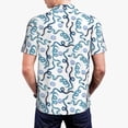 thumbnail image 6 of Wukai Hand Drawn Snake Men’s Polo Shirts,Quick-Dry Athletic Shirt,Classic Fit Shirts-Large, 6 of 8