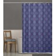 thumbnail image 3 of S4Sassy Purple Floral Damask Bathroom Decor Shower Waterproof Curtain Drapes Resistant-60 x 84 Inch, 3 of 6