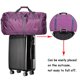 thumbnail image 4 of Bolsa de viaje Woogwin, grande, impermeable, 60 L, color morado, 4 of 8