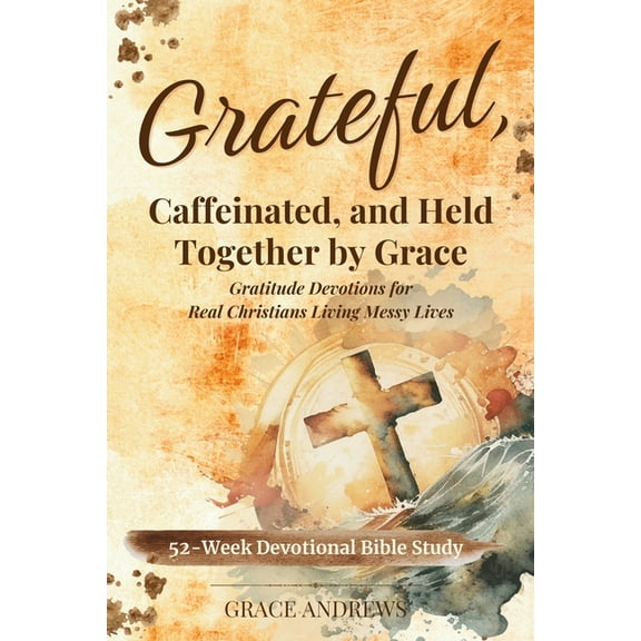 Grateful, Caffeinated, and Held Together by Grace 52-Week Devotional Bible Study: Gratitude Devotions for Real Christian, (Paperback)