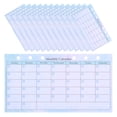 thumbnail image 1 of Shisuyan 14 Sheets Monthly Planner Refill For 6 Ring Binder Diy Undated Notebook Inner Page 6 Hole Loose Leaf Monthly Planner Sheets, 1 of 9