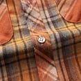 thumbnail image 5 of NAFUU Mens Dress Shirts Fashion Men's Autumn Winter Casual Party Long Sleeved Plaid Lapel Comfortable Thick Warm Flannel Shirt With Pockets Formal Collared Shirt, 5 of 7