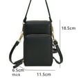 thumbnail image 2 of Bolso bandolera pequeño con cremallera para teléfono móvil, minibolso de hombro, billetera para teléfono inteligente con tarjeta de crédito Solts, 2 of 5