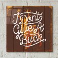 thumbnail image 4 of Epic Art 'Don'T Give A Buck' by JJ Brando, Acrylic Glass Wall Art, 12"x12", 4 of 8