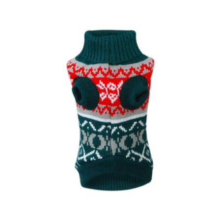 Pet Sweater for Cats Dogs Usavan Warm Cute Cozy Pet Clothes Soft Comfortable Elastic Washable Winter Sweaters for Small Medium Pets