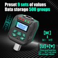 thumbnail image 3 of Adaptador de torque digital XLIT 1/2 con ± 2% de precisión de 15 a 295 pies/libra, 3 of 7