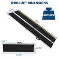 thumbnail image 2 of 2/3/4/5/6/7/8/9/10 FT Foldable Wheelchair Ramp Portable, Non Slip Mobility Ladder with Reflective Strips and Carry Handle, Lightweight for Home Steps Stairs Doorways Curbs, 2 of 8