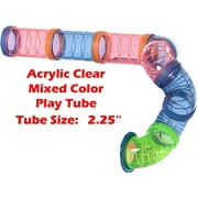 Large 5-Levels Twin Tower Crossover Level Play Tube Hamster Habitat Mouse Home Rodent Gerbil House Mice Rat Wire Animal Cage