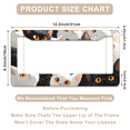 thumbnail image 3 of 1 Pcs Group of Cats License Plate Frame, License Plate Cover for Car Decorative Parts, Aluminum License Plate Bracket Holder Rust-Proof Weather-Proof for US Standard Car, 3 of 9