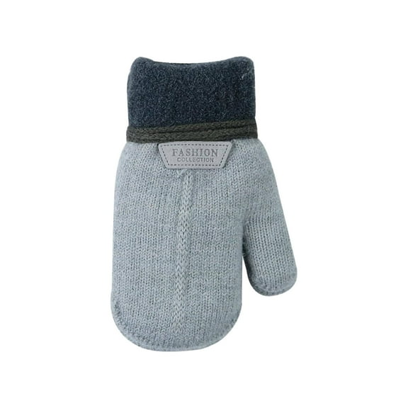 BESTSKY Baby Mittens Waterproof Snow Guard Baby Gloves Reflective Safety Baby Toddler Mittens,Gray