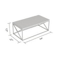 thumbnail image 2 of Safdie & Co. Coffee Table 44L Marble Black Metal, 2 of 5