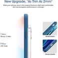 thumbnail image 5 of Liquid Silicone Case for iPhone 12 Mini (5.4''), [Scratch-Resistant, Anti-Fingerprint, Shockproof] Protective Slim Phone Case, 4-Layer Cover with Microfiber Lining, Silky-Soft Touch, Blue, 5 of 14
