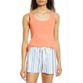 thumbnail image 4 of Caslon Cotton Tank in Coral Pink Size Medium, 4 of 6