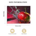 thumbnail image 3 of Fenyluxe Kitchen Wall Decor Canvas Art, Red Apple Fruit Canvas Print for Dining Room Decor, Contemporary Fruit Picture Kitchen Framed Painting for Restaurant Decor-Ready to Hang 20x16in, 3 of 6