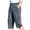 Gray, variant on Men's & Big Long Cargo Shorts Capri Pants Below Knee 3/4 Stretch Twill Cotton Ripstop Workwear Relaxed Fit Elastic Waistband Cargo Shorts for Men Size 2XL-6XL Navy