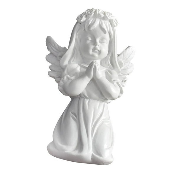 Praying Angelic Figurine Symbolizing Serenity and Blessings Resins Ornament Gift