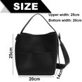 thumbnail image 2 of Bolso bandolera para mujer, bolso de hombro, bolso de piel, espacioso, tipo hobo, para mujer, bolsos bandolera de moda, bolsos de mano, bolso tipo cubo, cartera, bolso de viaje, bolso de, 2 of 5