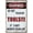 Color 405, variant on Funny Sarcastic Metal Tin Sign Man Cave Bar Decor Warning Does Not Play Well with Libles 12 x 8 Inches