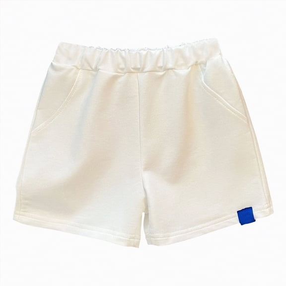 Gubotare Toddler Boy Shorts Toddler Boys Basketball Shorts Boys Sports Shorts Little Boys Pull On Performance Shorts Kids Soccer 3t 4t (White,3-4 Years)