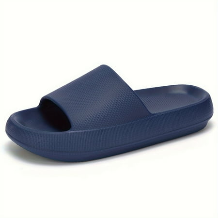 

SHENZHENXULIZX Cushioned Thick Sole Pillow Slippers for Men and Women Comfortable House Shoes and Slide Sandals