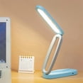 thumbnail image 1 of Lámpara de Escritorio LED para Oficina, Hogar, Lámpara Recargable, Plegable y Portátil, Lámpara de Lectura Inalámbrica Regulable, Color Azul, 1 of 5