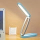 thumbnail image 1 of Lámpara de Escritorio LED para Oficina, Hogar, Lámpara Recargable, Plegable y Portátil, Lámpara de Lectura Inalámbrica Regulable, Color Azul, 1 of 5