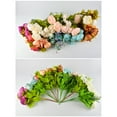 thumbnail image 2 of Kearding Flores falsas realistas de seda de amplia aplicación y elegantes flores artificiales de peonías. Flores artificiales rosa, 2 of 6