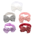 thumbnail image 1 of 5 piezas de banda para la cabeza de la cabeza de arco para bebés encantadores arcos elásticos accesorios para el cabello de la banda de nylon nylon, 1 of 5