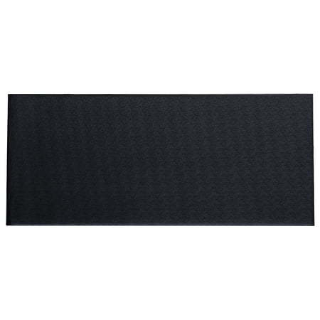 SuperMats - Treadmill Mat - Heavy Duty Quality - Home/Light Commercial Super Dense Foam Vinyl - Fitness Equipment Mat  Black  36 In. x 90 In.