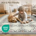 thumbnail image 4 of ODIKA Aesthetic Boho Decorative Motif Delicate Dotted Bathroom Printed Pet Friendly & Kids Safe Bedside for Bedroom, Nursery, RV, 4 of 7