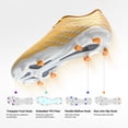 thumbnail image 2 of DREAM PAIRS Boys Girls FG AG Soccer Cleats High-Speed Anti-Torsion Lightweight Football Shoes, 2 of 9