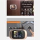 thumbnail image 3 of Inteprter Timbre Digital con pantalla LCD a Color, timbre de ojo de puerta de 90 grados, mirilla electrónica, timbre para puertas exteriores, Cadenas y protecciones para puertas de seguridad Oro, 3 of 6