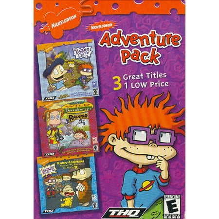 3 SOFTWARE GAMES - Rugrats Mystery Adventures + Rugrats in Paris - The Movie + The Wild Thornberrys Rambler