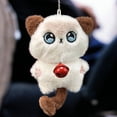 thumbnail image 4 of Hearth & Gear Beckoning Cat With Squeaker And Cute Cartoon Stuffed Animal Keychain Hanging Ornament For Fortune, 4 of 6