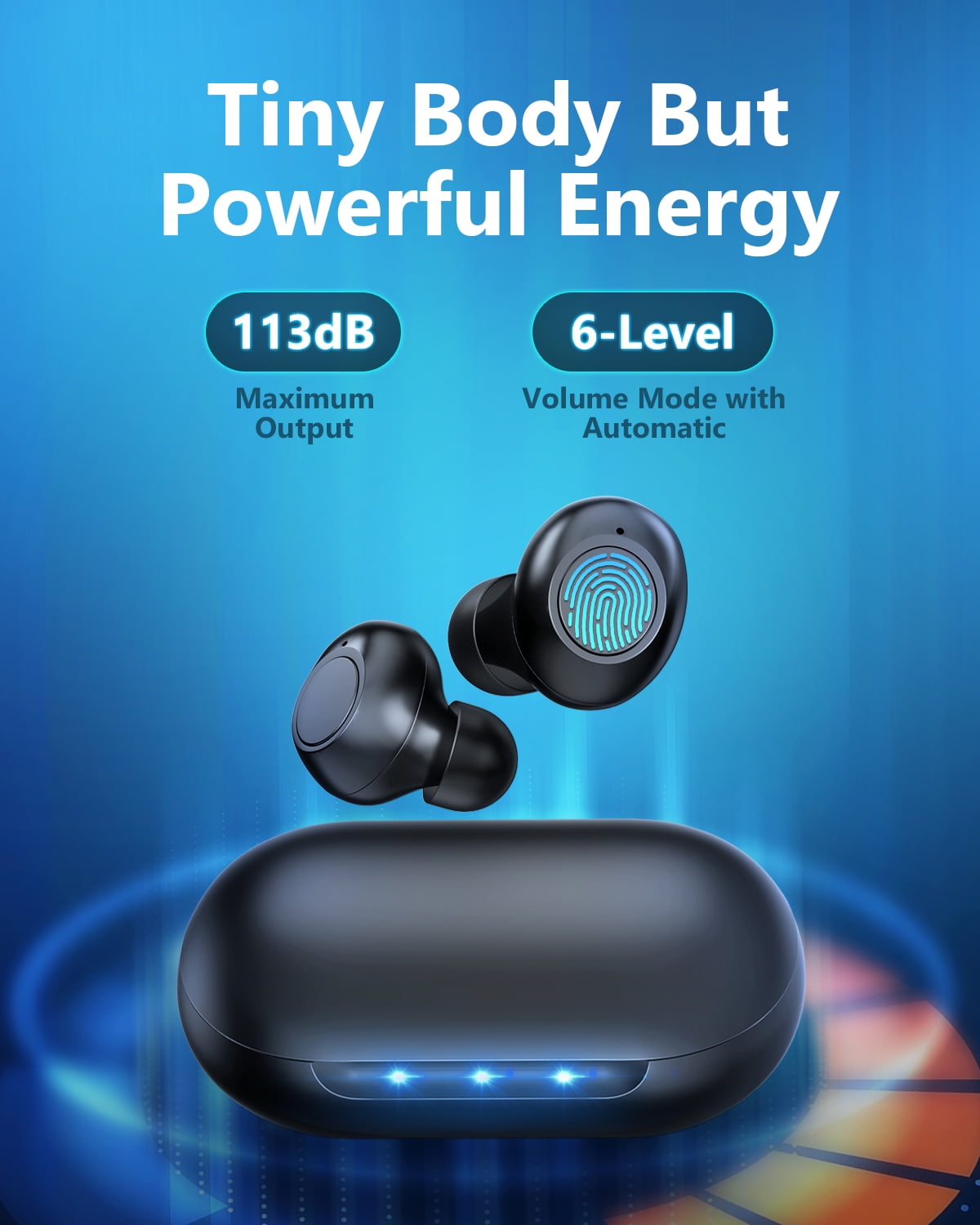 HealthTree In-the-Ear Hearing Aids for Seniors Rechargeable with Noise Cancelling