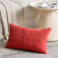 thumbnail image 2 of Fundas de almohada decorativas Fancy Homi, 40 x 60 cm, pana, paquete de 2, 2 of 5