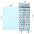 thumbnail image 4 of Wildkin Original Nap Mat with Pillow for Boys and Girls, Features Hook and Loop Fastener, Soft Cotton Blend Materials (Elephants), 4 of 8