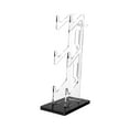 thumbnail image 2 of 3 Tier Game Controller Stand Non Slip Pad Organizer Transparent Display Rack Headset Hanger for Gaming Accessories Game Handle Desk PS5 , Black, 2 of 8