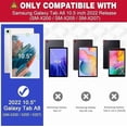 thumbnail image 2 of REQO case for Samsung Galaxy tab A8 10.5" 2022(SM-X200/X205/X207),3-Layer Structure Portable Hybrid Shock-Proof Cover with S Pen Holder Rotatable Hook&Loop Kickstand, 2 of 6