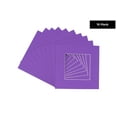 thumbnail image 2 of Purple Acid Free 20x20 Picture Frame Mats with White Core Bevel Cut for 12x12 Pictures - Fits 20x20, 2 of 3