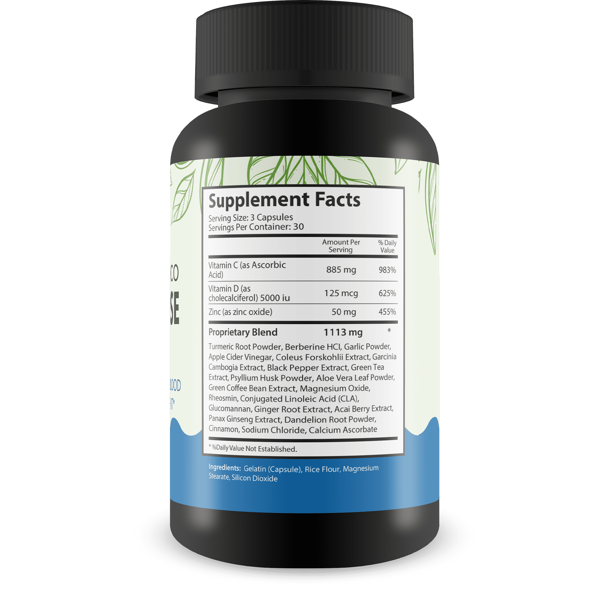 Pro Gluc Cleanse Tea Capsules - Our Best Blood Cleanse Detox - Overall Health Blood Health Blood Support Supplement - Blood Balance Supplement for Blood Boost Blood Flow Support - Blood Support Pills