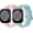 Light Blue+Pink, variant on 2 Pack 20mm Leather Bands Compatible with CMF by Nothing Watch Pro Wristbands Metal Connectors Leather Band Strap Women Men intended for CMF Watch Pro(D395)