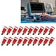 thumbnail image 2 of M Buder 20 Piezas Conector Hembra Tipo Banana 4mm / 0.16 in Terminal de Latón para Panel Rojo, 2 of 9