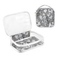 thumbnail image 3 of Grey Grapes Makeup Bags Set Travel Toiletry Bags Portable Cosmetic Bags Organizer Waterproof 2 Packs, 3 of 7