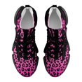 thumbnail image 5 of Leopard Neon Pink Walking Shoes for Men Woman Lightweight Tennis Fashion Elastic Sports Shoes Cushion Basketball Shoes, 5 of 7